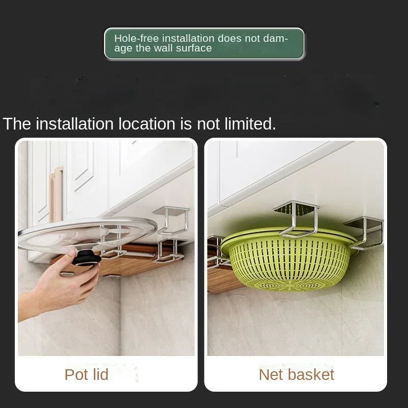 1-5Pcs Kitchen Sink Sponge Rack Drain Storage Holder Self Adhesive Stainless Steel Wire Ba Il Rag Brush Organizer Wall Hooks Oasis Select