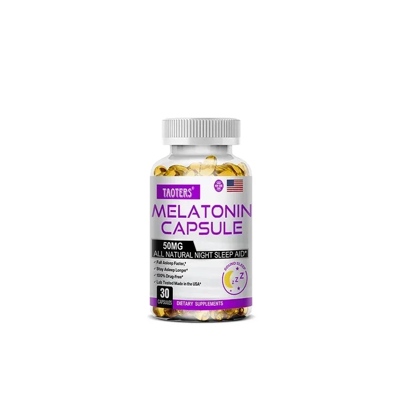 Melatonin Capsules 120ct – Non-GMO & Gluten-Free Sleep Support