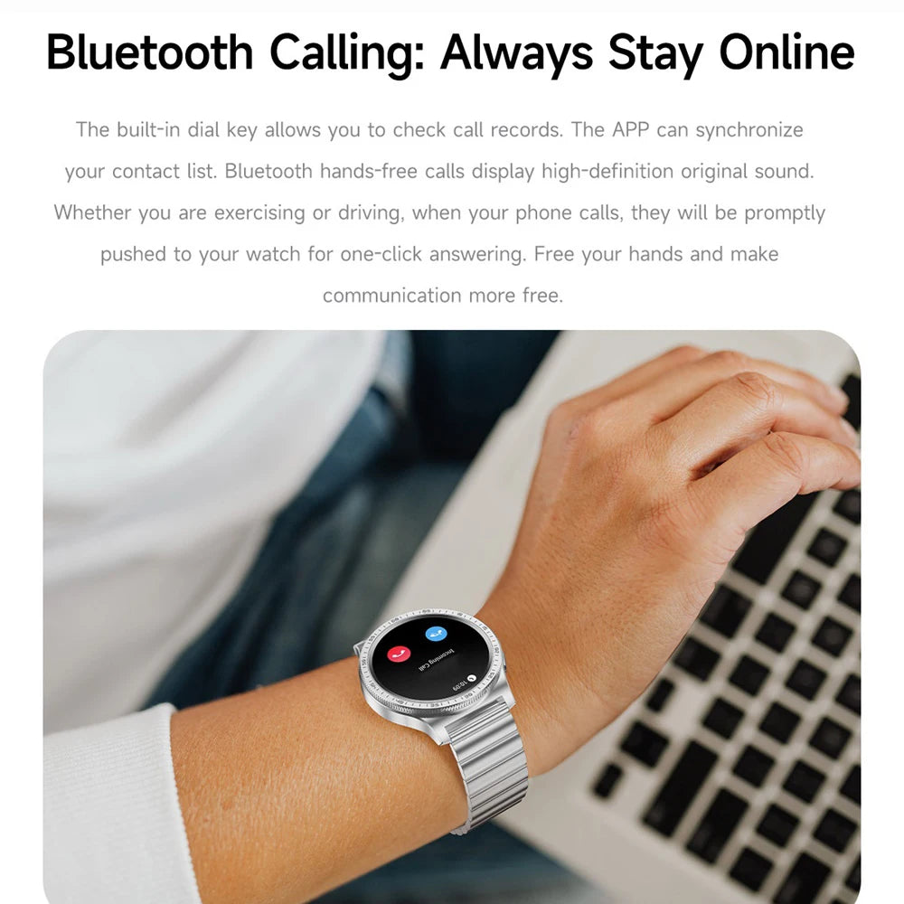 Rotating Physical Dial AMOLED Screen BT Call Waterproof Smartwatch Women Outdoor GPS Sports Smart Watches Men Heart Rate Monitor Oasis Select
