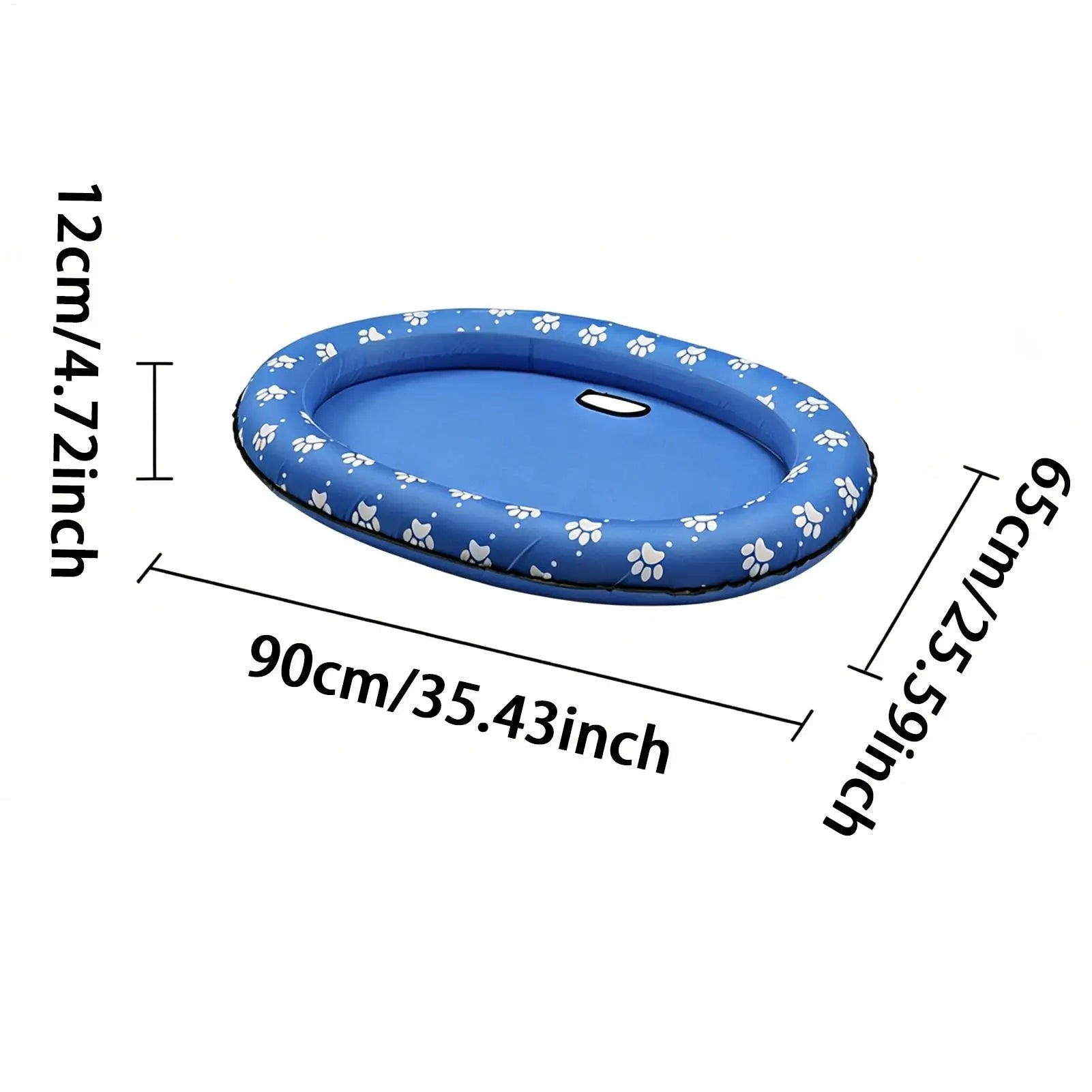 Dog Pool Float Waterproof Inflatable Foldable Raft Summer Lake Dogs Pool Floatie for Small Medium Large Puppy Kitten Outdoor Oasis Select
