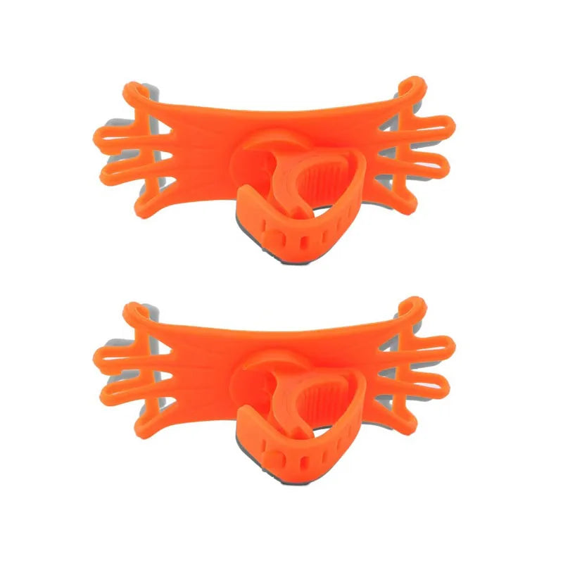 1/2/3pcs Rotatable Mobile Phone Bicycle Motorcycle Holder Bike Safe Bracket Silicone Support Silicone Pull Type Phone Stand Oasis Select 2pcs Orange