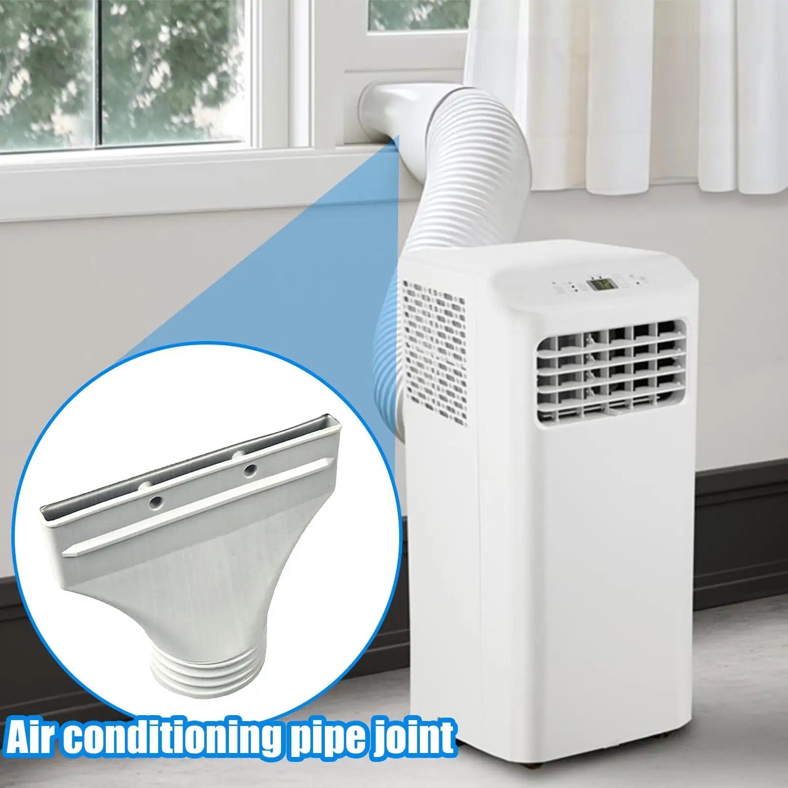 Portable Ac Hose Connector Portable Air Conditioner Hose Adapter Seal Vent Tube Kit for Air Conditioner Unit Duct Dryer Home Car Oasis Select