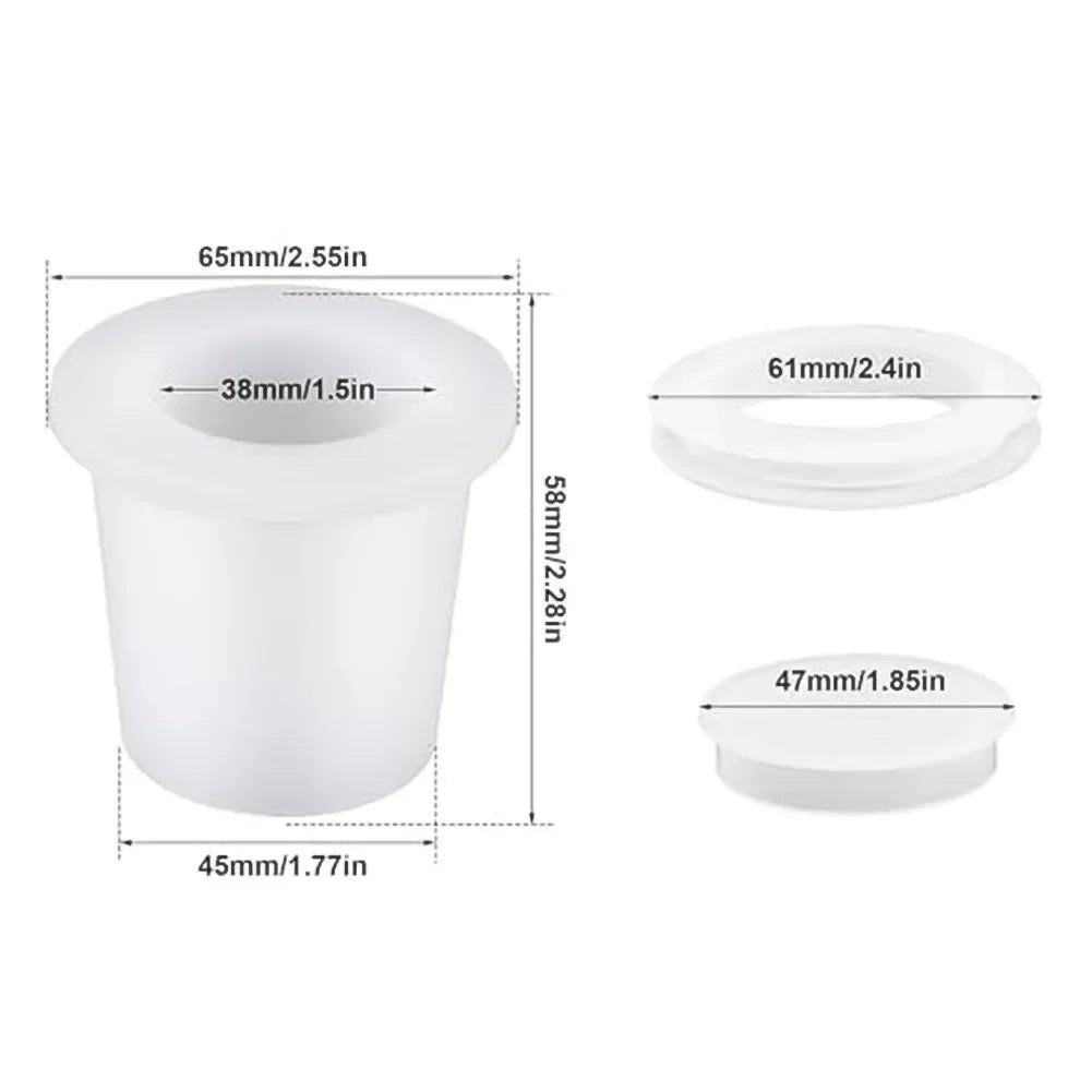 2Sets Patio Umbrella Hole Loop& Cover Set - Silicone Wedge For 2-2.5 Inch Hole Suitable For A Wide Variety Of Outdoor Furniture Oasis Select