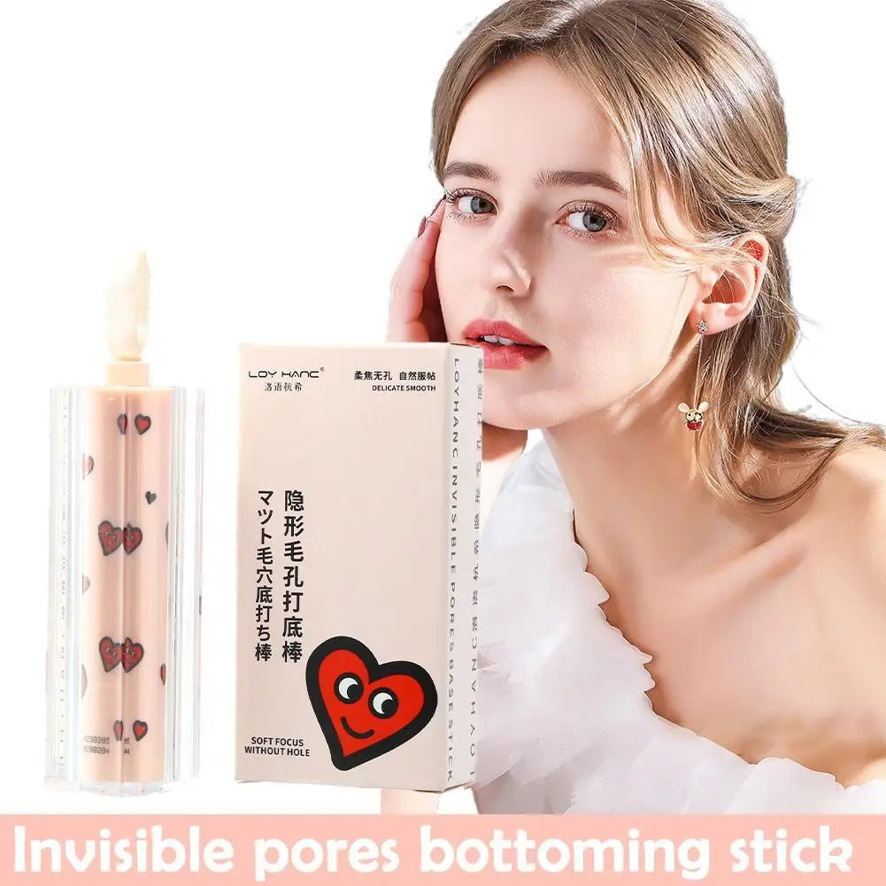 Invisible Pore Primer Stick Waterproof Pore Eraser Face Primer Makeup Base Oil-control Moisturizing Fine Lines Isolation Make Up Oasis Select