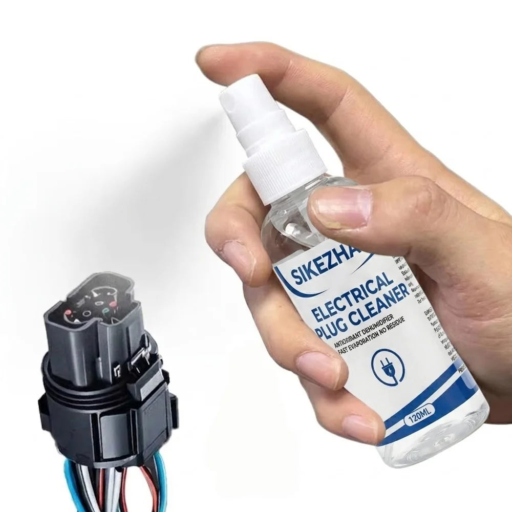 120ml Electronic Contact Cleaner Spray Fast Drying No Residue Degreaser for Car Plugs Connectors PCB Circuit Boards Deoxidizer Oasis Select