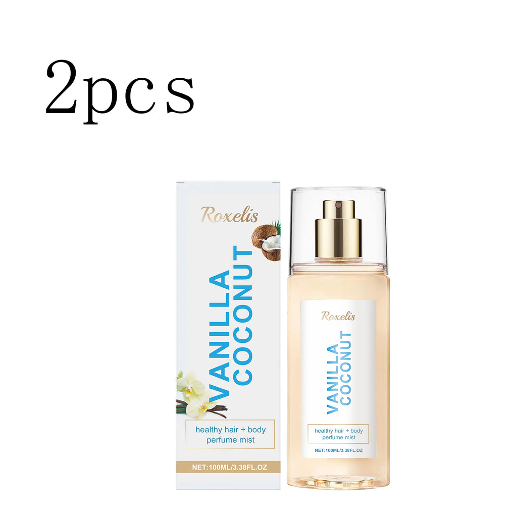 Vanilla Coconut Body Perfume Spray – Long-Lasting 100ml Mist Body Perfume Spray Oasis Select 2boxed