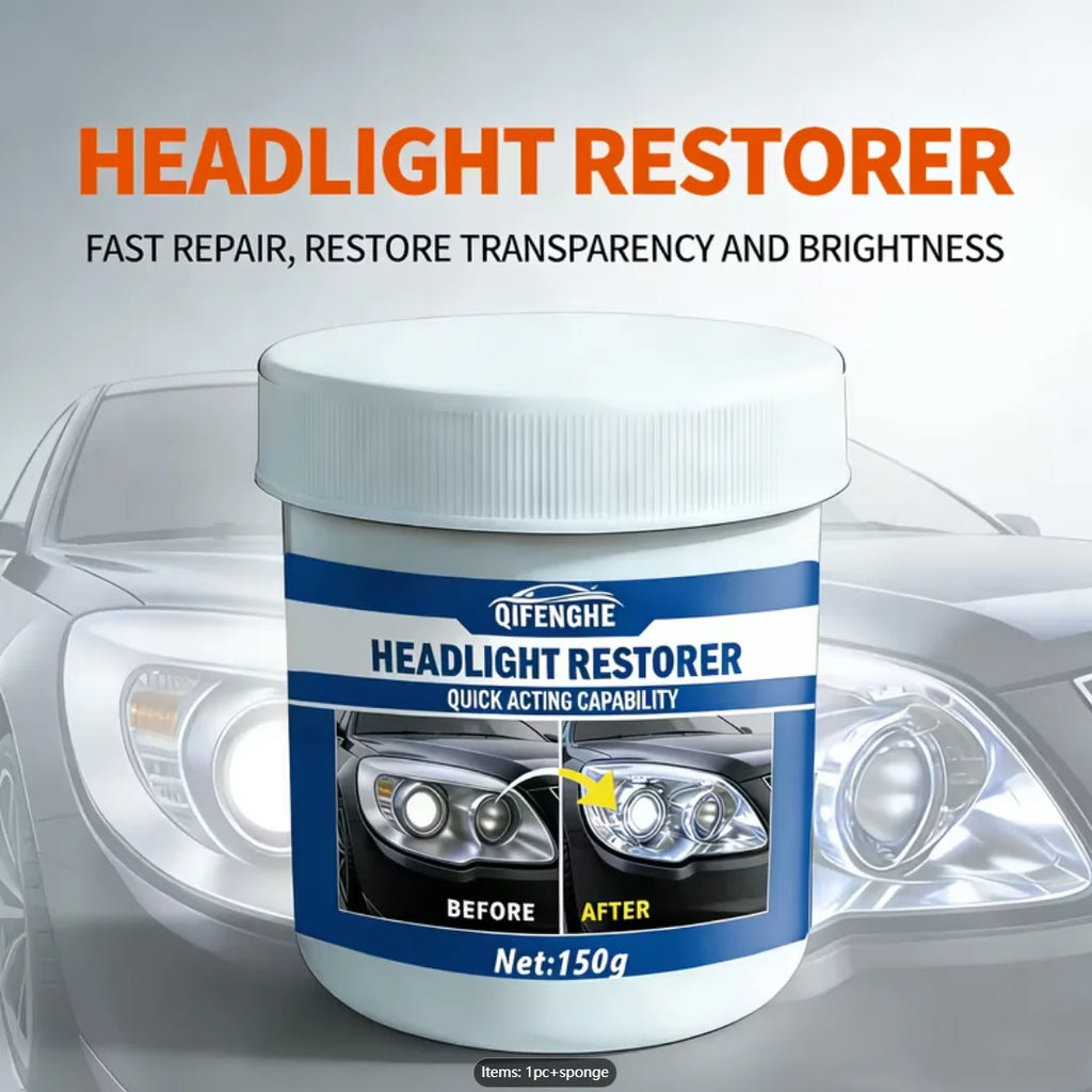 Headlight Restoration Paste – Removes Oxidation, Haze & Yellowing Headlight Restoration Paste Oasis Select