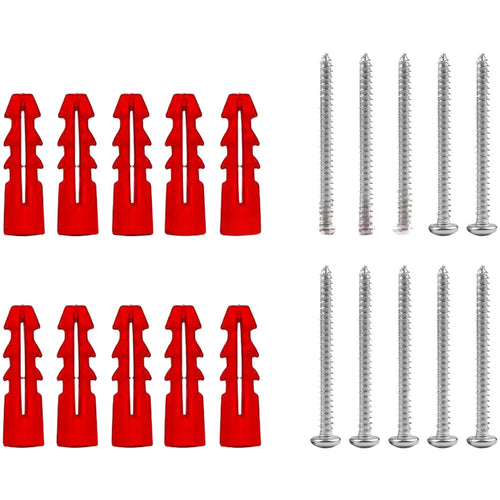 10pcs Self-Tapping Screws Drywall Anchor Screw Assortment Kit Expansion Screws Wall Anchors Cross Head Screws Oasis Select