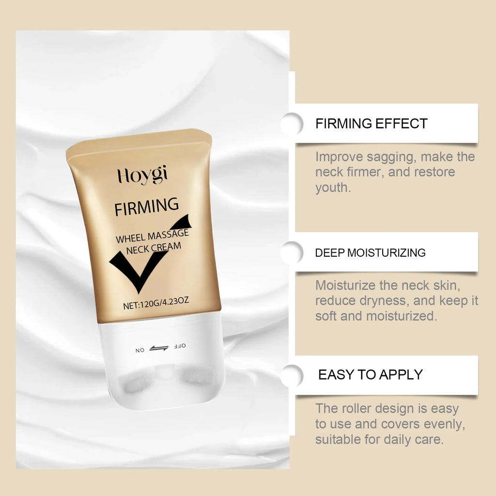 Hoygi Neck Firming Roller Cream – Lift, Hydrate & Anti-Aging