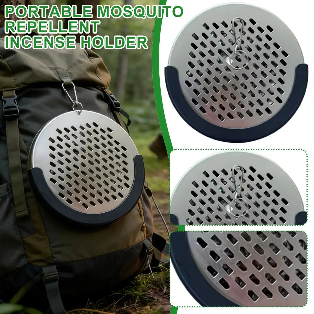Portable Aluminum Mosquito Coil Holder – Outdoor Clip Burner
