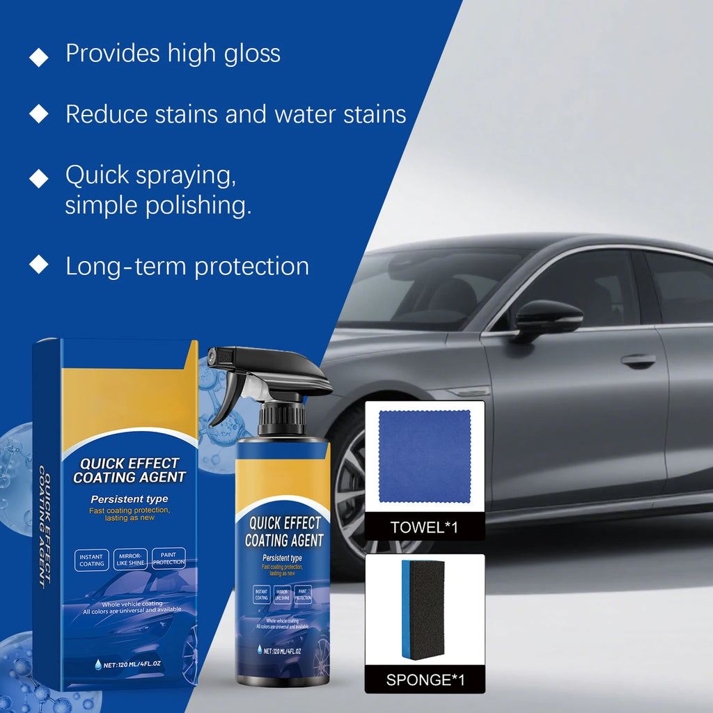 Automobile Coating Agent Quick-Dry Coating Hydrophobic Protection Polishing Maintenance Renewal Agent Accessories Car Care Spray Oasis Select