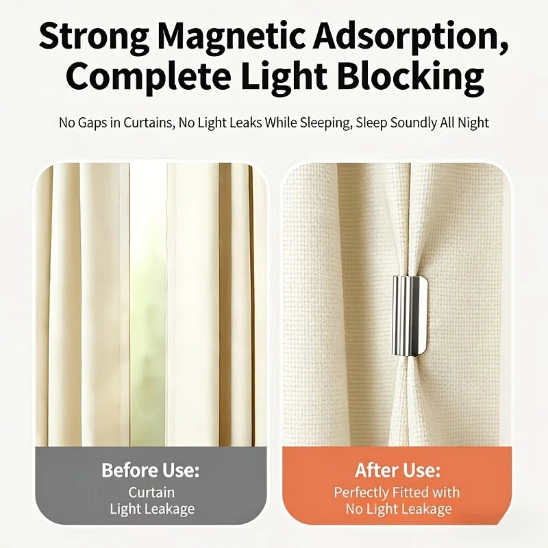 1 Pair/3 Pairs of Magnetic Curtain Shading Buckles, Magnetic Curtain Closure Fixing Buckles, Curtain Clips Oasis Select