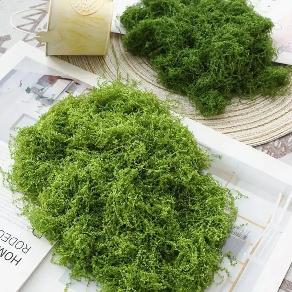 Artificial Filamentous Moss – DIY Miniature Landscape & Decor Artificial Moss Oasis Select