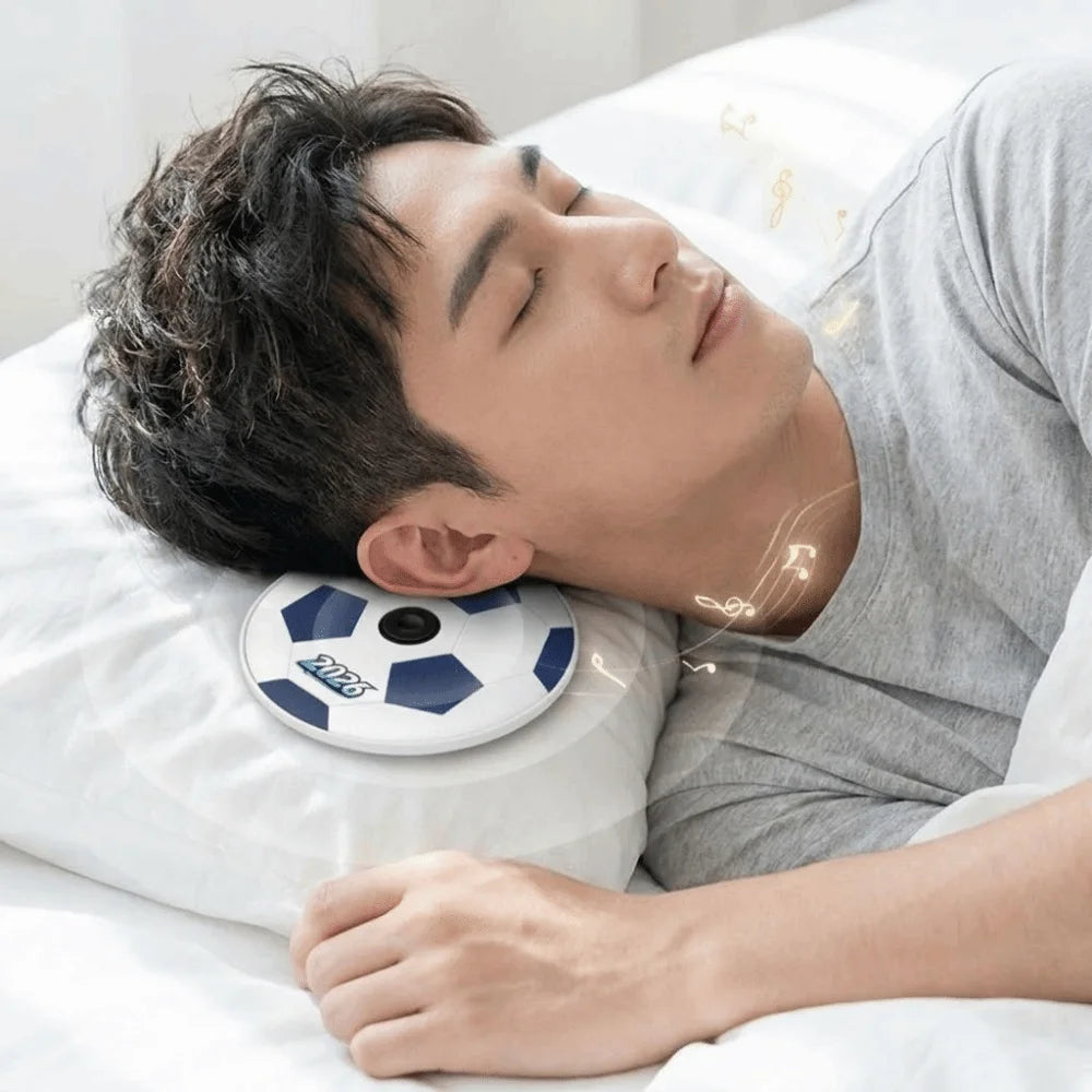 Football Pattern Under Pillow Bluetooth Speaker Soccer Ball Ultra-Thin Sound Machine Hi-Fi Sound Quality White Noise Oasis Select