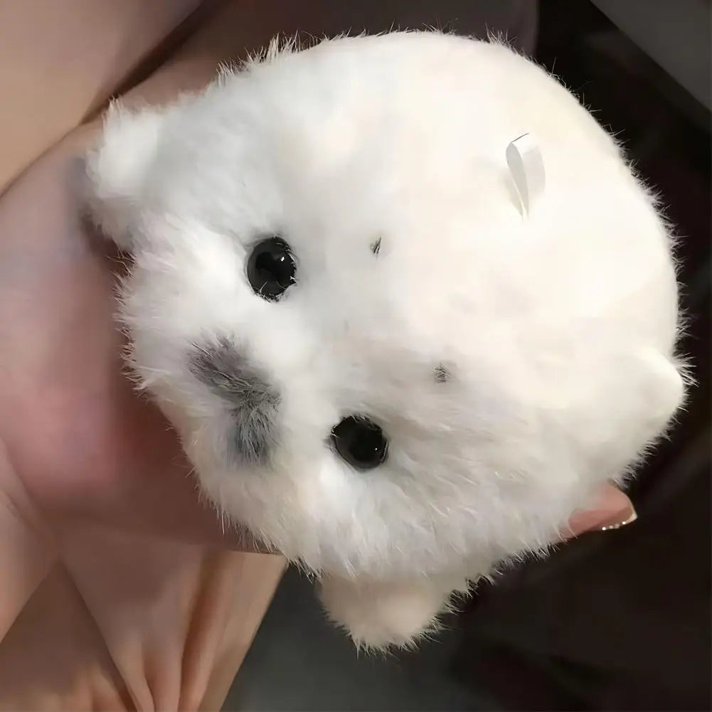 Cute Seal Plush Keychain – Kawaii Stuffed Animal Fidget Toy