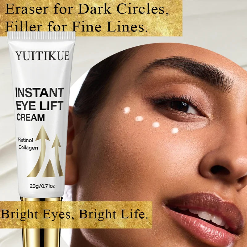 YUITIKUE Instant Eye Lift Cream with Retinol & Collagen, Daily Under-Eye Care for Smooth, Hydrated Skin Oasis Select
