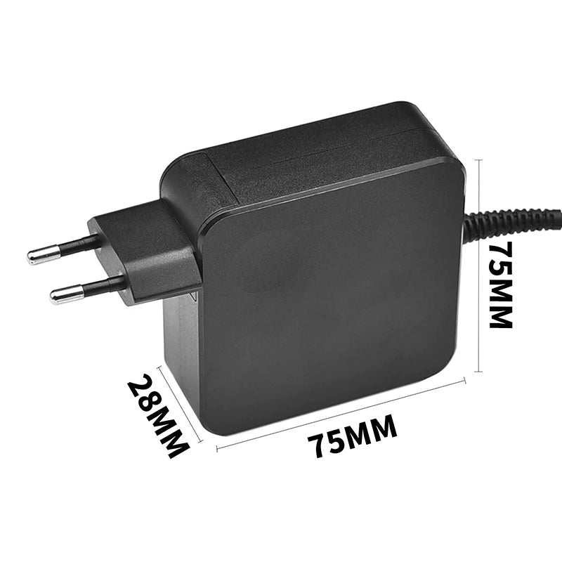 65W USB-C Laptop Charger 20V 3.25A – Lenovo HP Dell ASUS