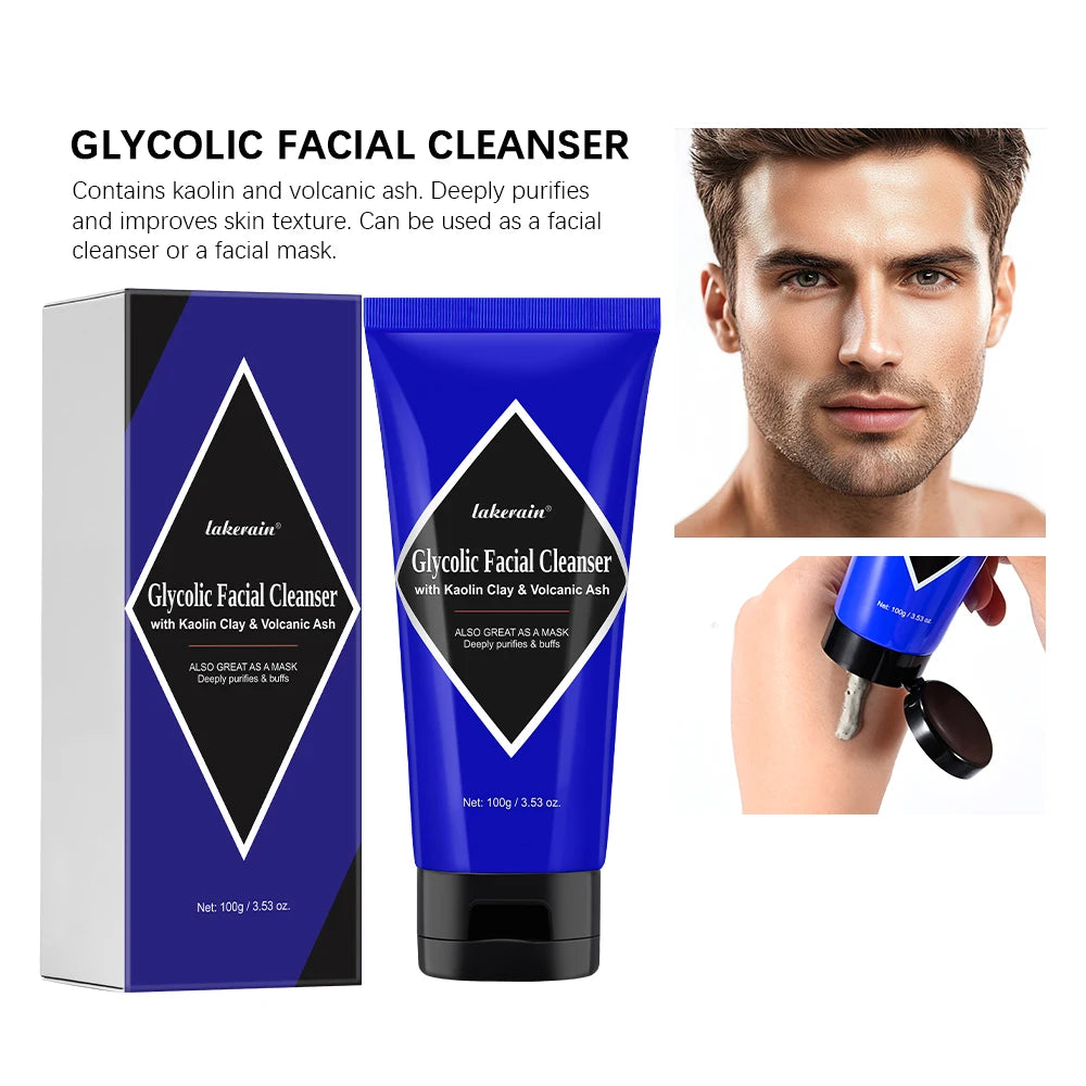 Glycolic Acid Clay Cleanser & Mask – Oil Control All Skin Types Clay Face Cleanser Oasis Select