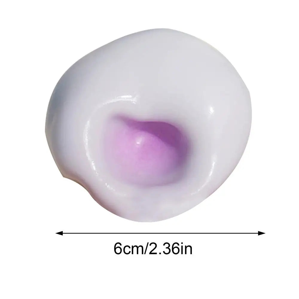Squeeze Toys 1PC Interesting Sensory Toys Stress Relief Deformable Squeeze Handmade Finger Pinch Creative Squeezing Soothing Toy Oasis Select Purple