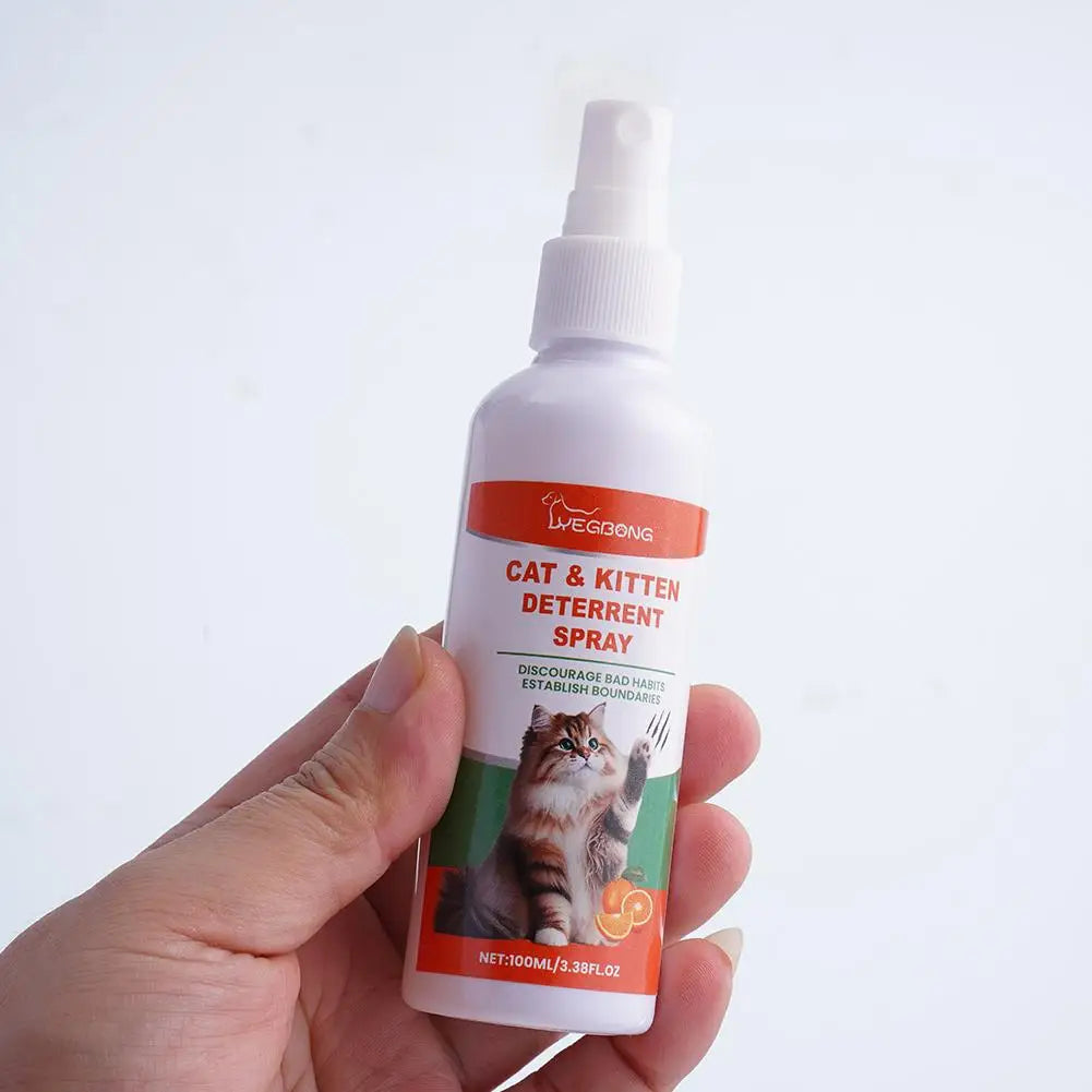 Natural Cat Repellent Spray 100ml – Anti-Scratch & Licking
