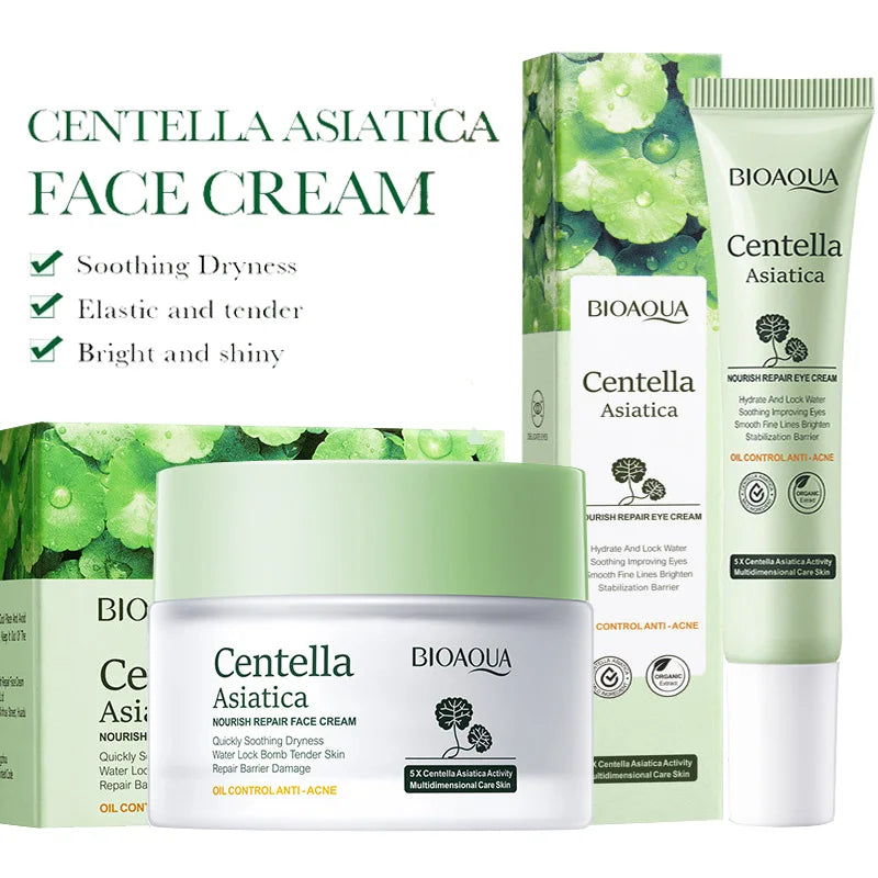 BIOAQUA Centella Asiatica Face & Eye Cream Skin Care Set Skin Care Set Oasis Select Face Cream Eye Cream