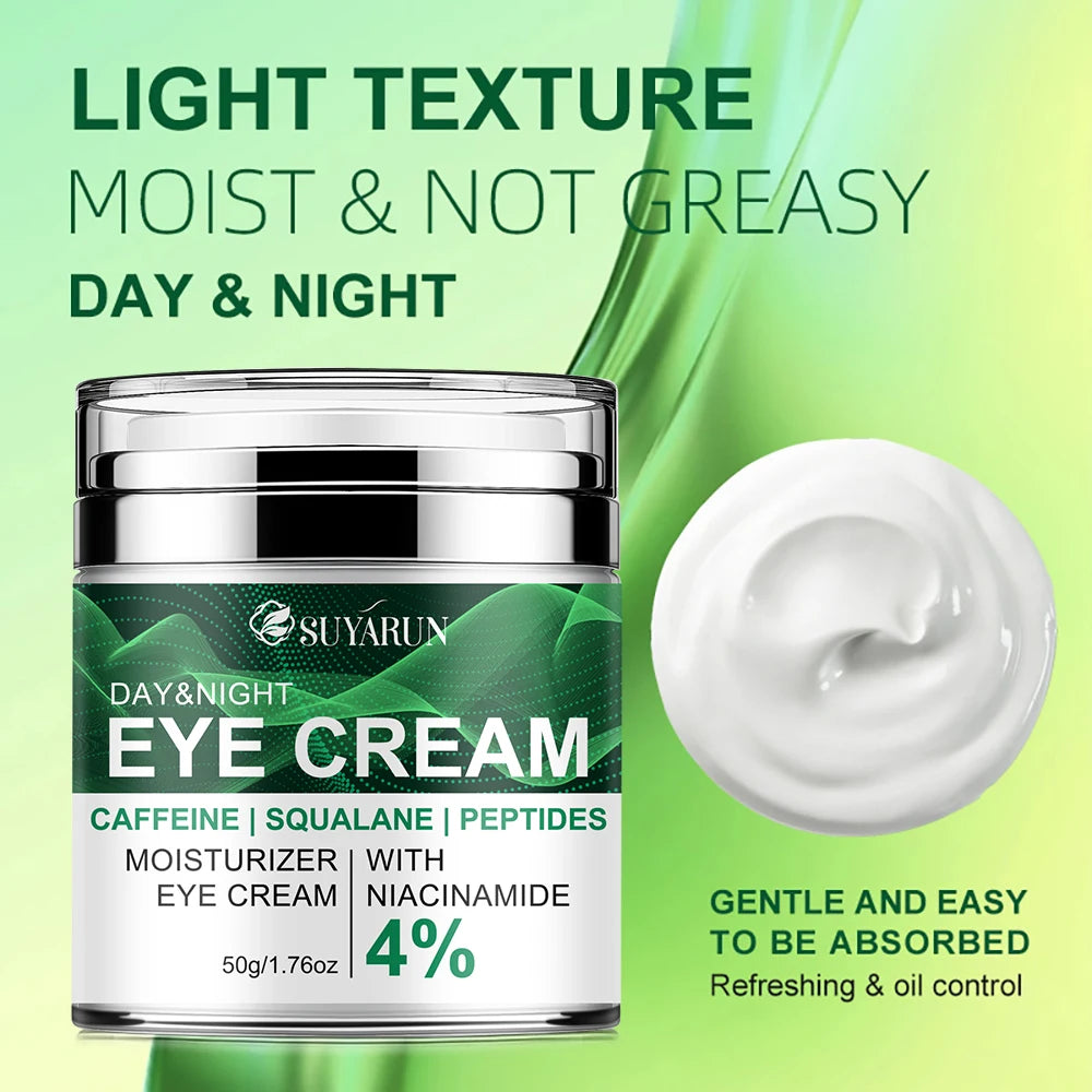 SUYARUN Eye Cream – Caffeine & Peptides for Brighter Eyes