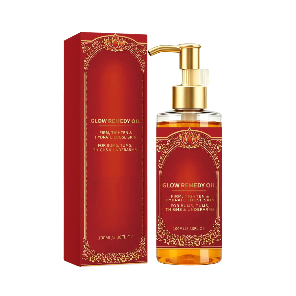 Glow Remedy Firming Body Oil Hydrates Dry Loose Skin Tightens Belly Butt Thighs Underarms Improves Sagging Skin Body Massage Oil Oasis Select 1pcs
