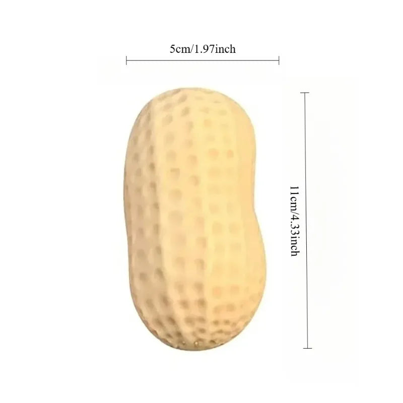 Peanut Stress Ball Crunchy Squeeze Ball Squishy Toy Buttery-Soft Feel Fidget Toy ASMR Sensory Anti stress relief toy for Adults Oasis Select 1pcs