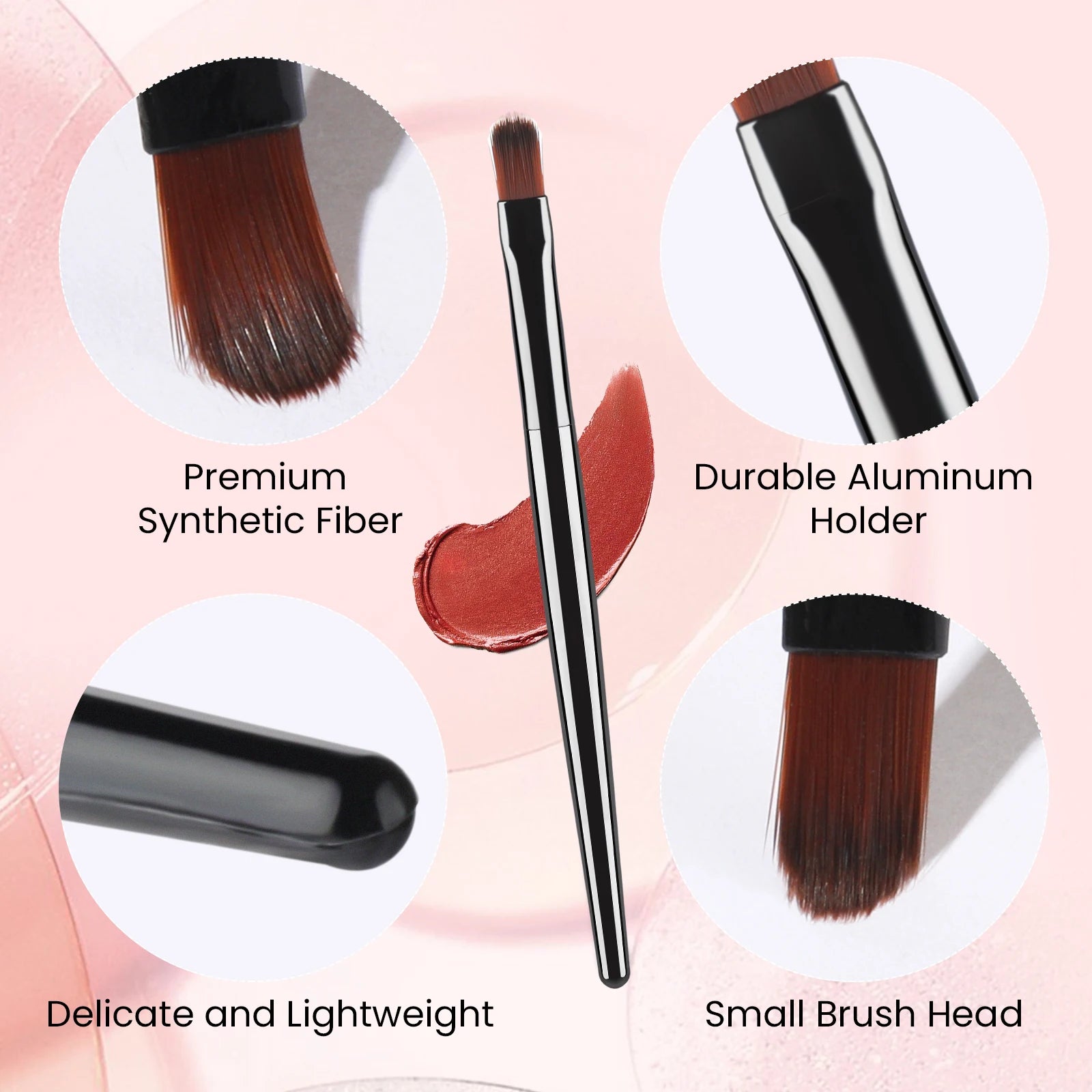 50-Pack Disposable Lip Gloss Wand Brushes – Lip & Eyeliner