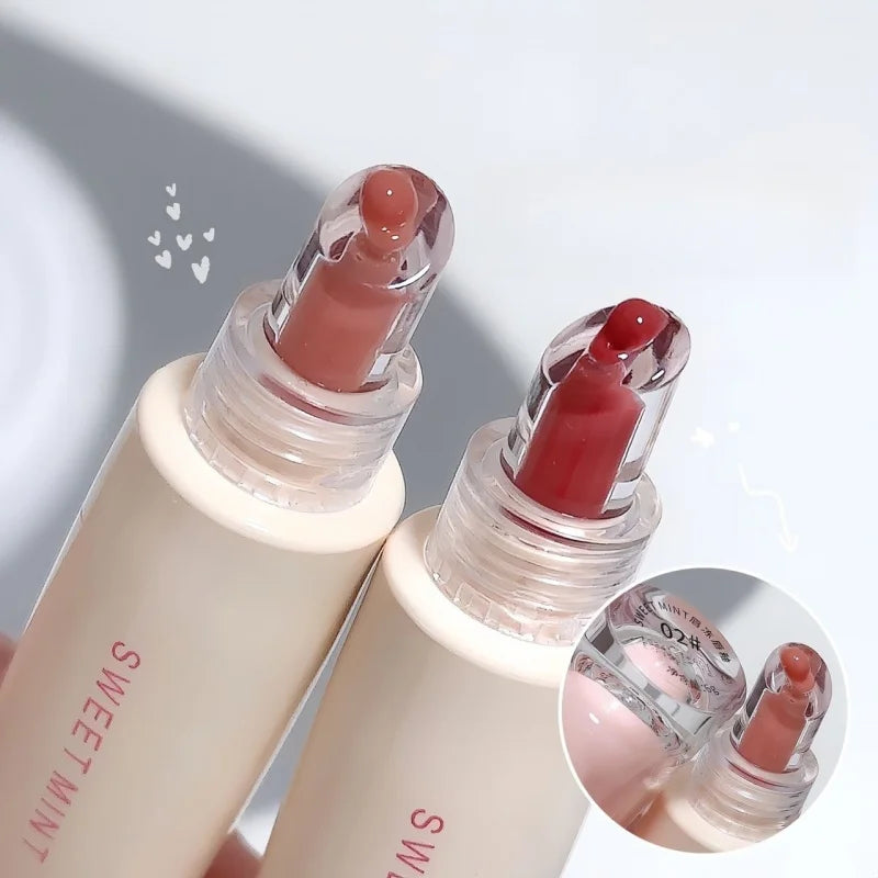 Sweet Mint Lip Oil Set – Glossy, Moisturizing Lip Glaze (2 Pcs)