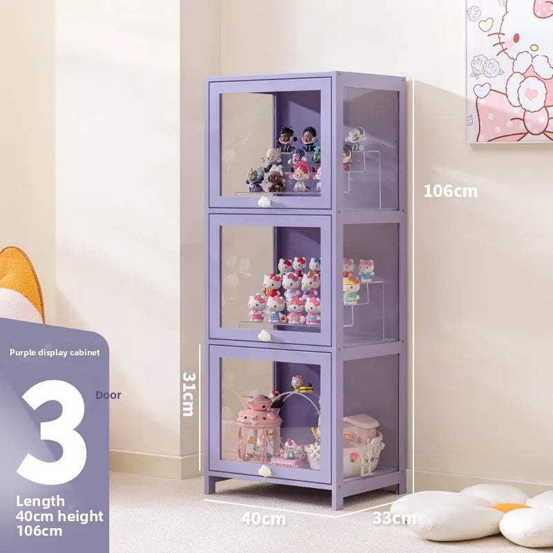 Model Figure Display Cabinet Doll Storage Box Acrylic Transparent Shelf Plush Doll Blind Box Display Shelf Oasis Select Layer 3 40