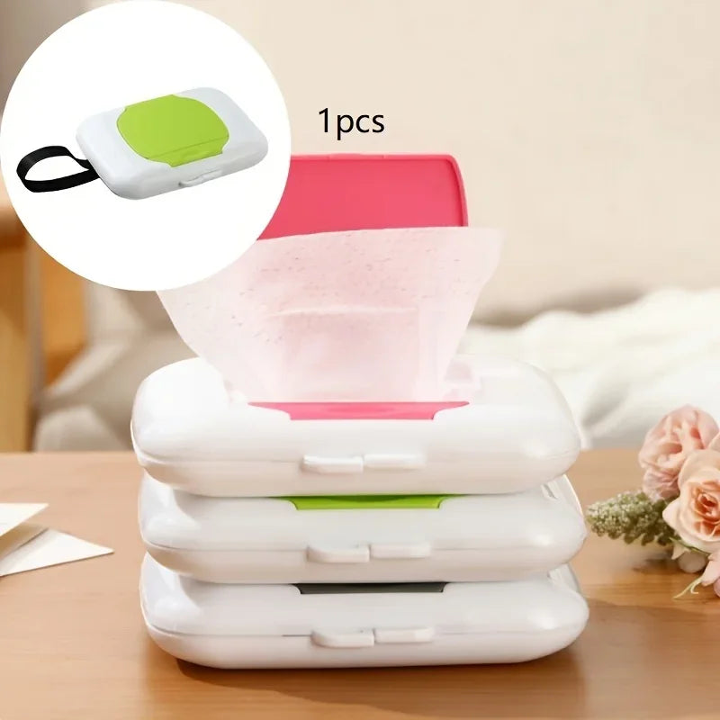 Wipes Dispensers Refillable Wipe Holder Baby Wipe Box Case for Indoor Outdoor Reusable Travel Wet Wipe Container Oasis Select