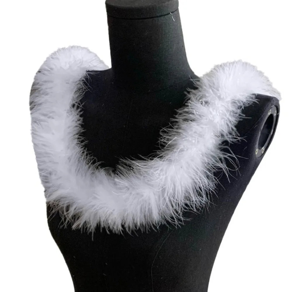 Fashion 2 Meter Decorative Strip Faux Fur DIY Apparel Sewing Fluffy Trim Cuff Strip Home Decor Artificial Fur Decoration Oasis Select