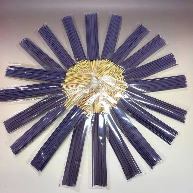 20Packs 400pcs Lavender Incense Sticks Dragon Blood/cherry/sage Bamboo Stick Fragrance for Home Yoga Meditation Help Sleeping Oasis Select lavender