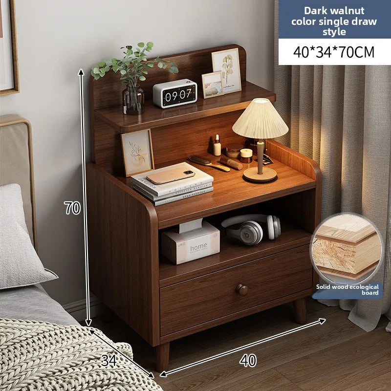 Multi-functional Household Goods Bedside Table Wide Small Chest Cabinet Multi-layer Locker With Drawers Small Cabinet Oasis Select Single draw J