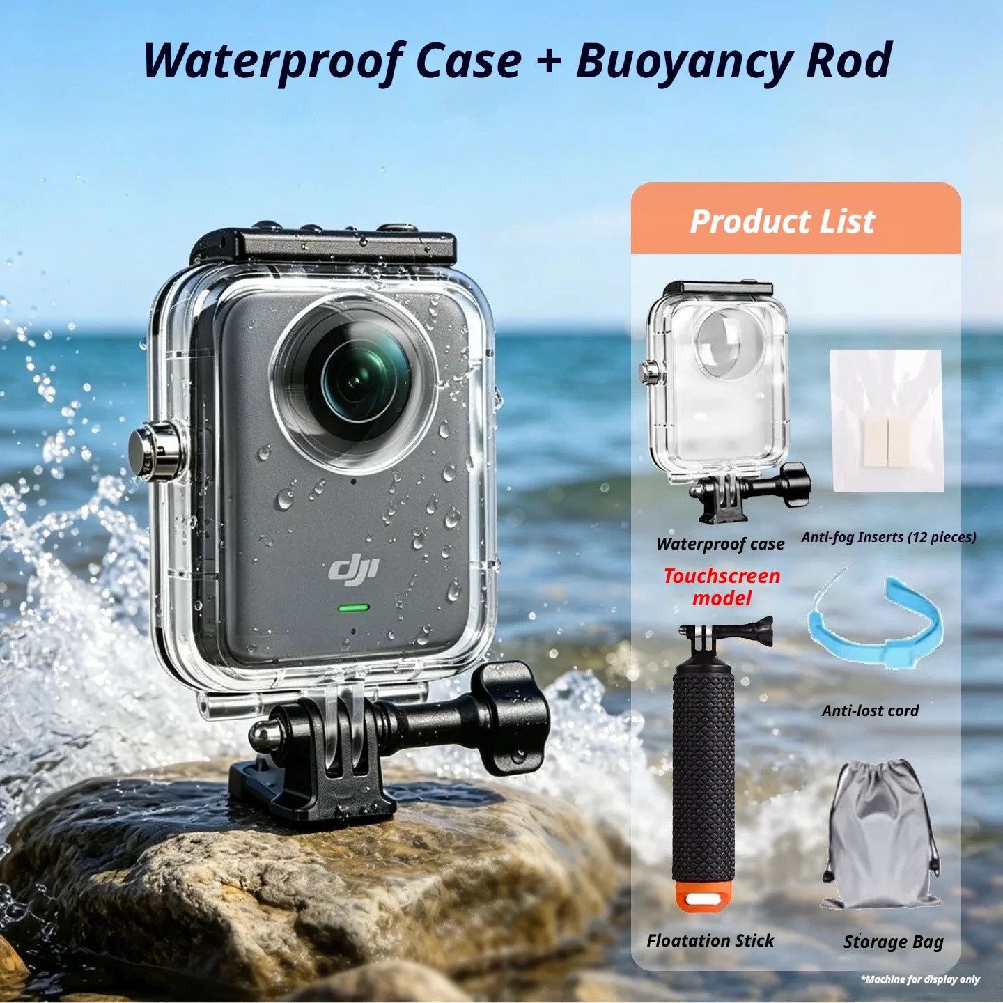DJI Osmo 360 Accessories Kit – Cage, Glass & Mount
