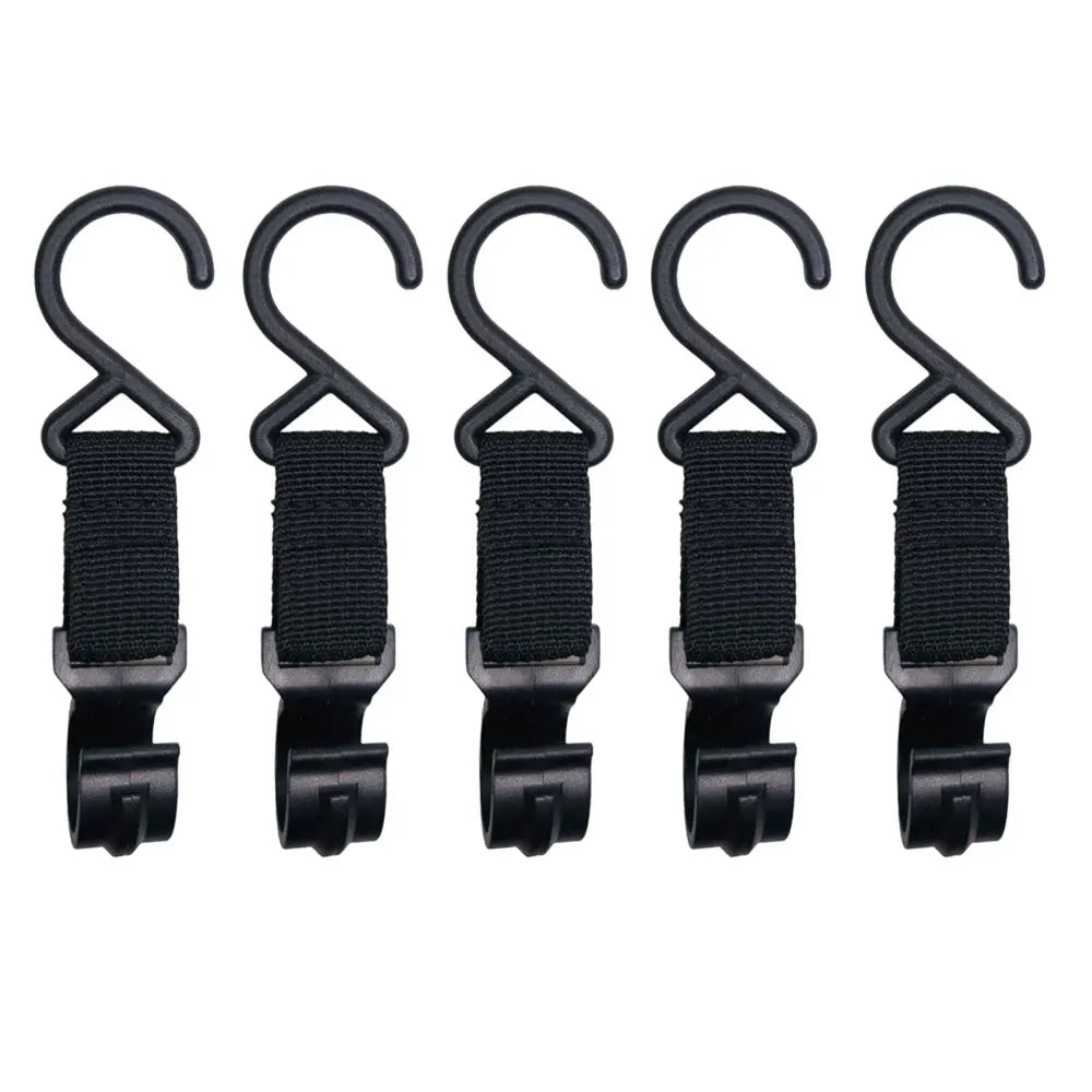 5/10pcs Outdoor Camping Moveable Organizer Hooks Detachable S-Shaped Hooks Hanging Storage Rack Multifunctional Outdoor Tools Oasis Select 5pcs