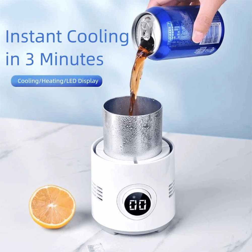 Smart Hot & Cold Cup – Digital Temp Display, Rapid Cool/Heat