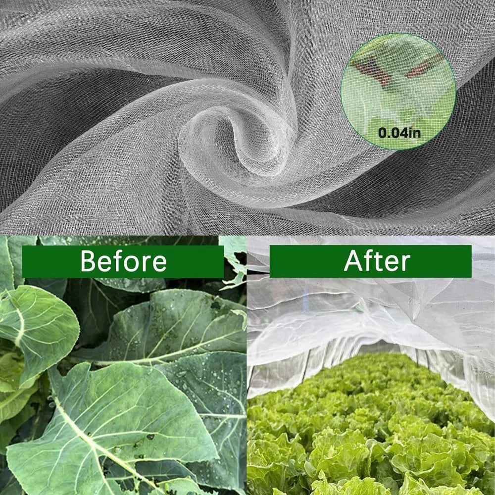 Garden Insect & Bird Protection Net | Breathable Barrier Mesh