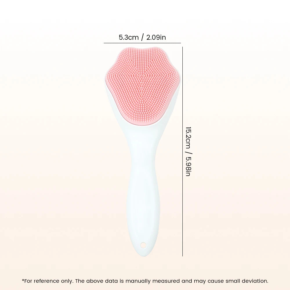 Soft Silicone Face Cleansing Brush – Gentle Exfoliating Scrubber