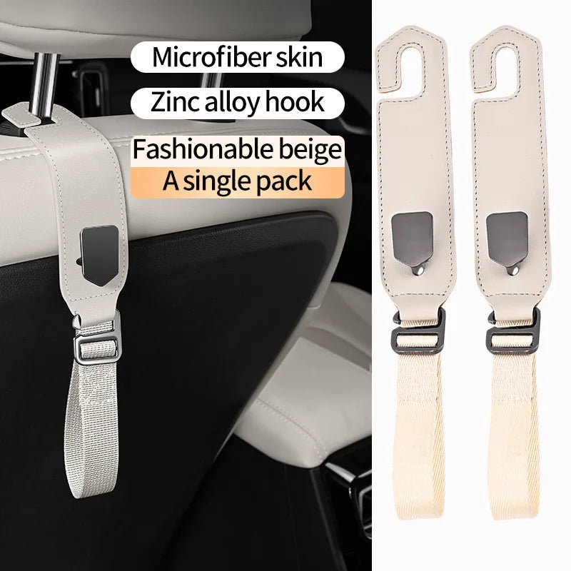 Car Headrest Hook Organizer – Universal Seat Back Hanger