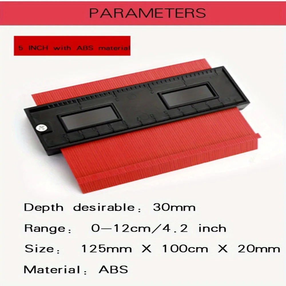 SLADE Contour Gauge Duplicator – Profile Measuring Tool 5" & 10" Contour Gauge Tool Oasis Select