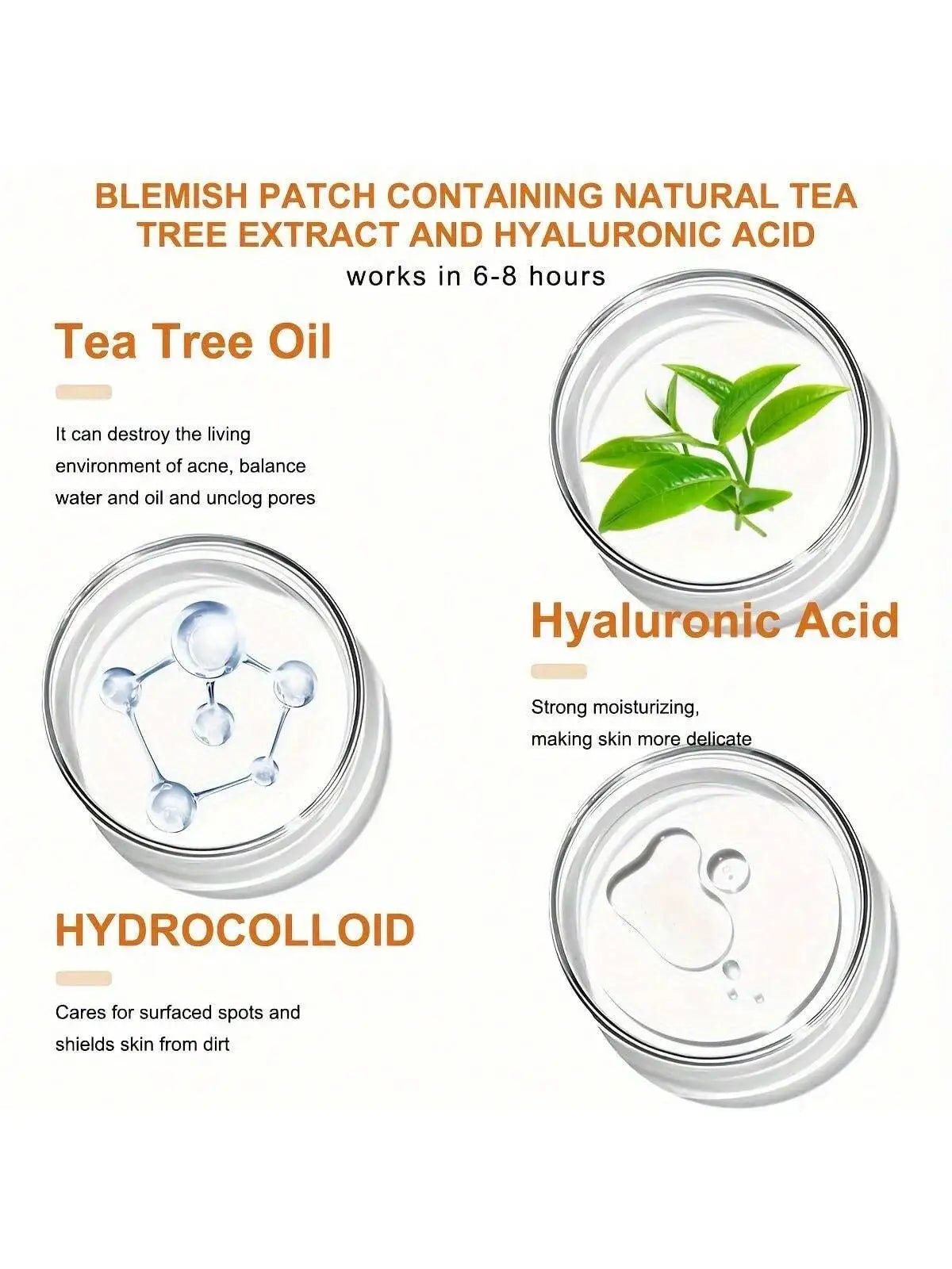 Cute Bear Design Hydrocolloid Acne Patch Light Breathable Concealer Mild Non-Irritating Solution for Pimples Oasis Select