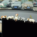 Pack of 5 Adorable Sleepy Cat Figurines for Car Decor, Creative Auto Accessories, Mini Cat Landscape Models, Unique Car Gifts Oasis Select Default Title
