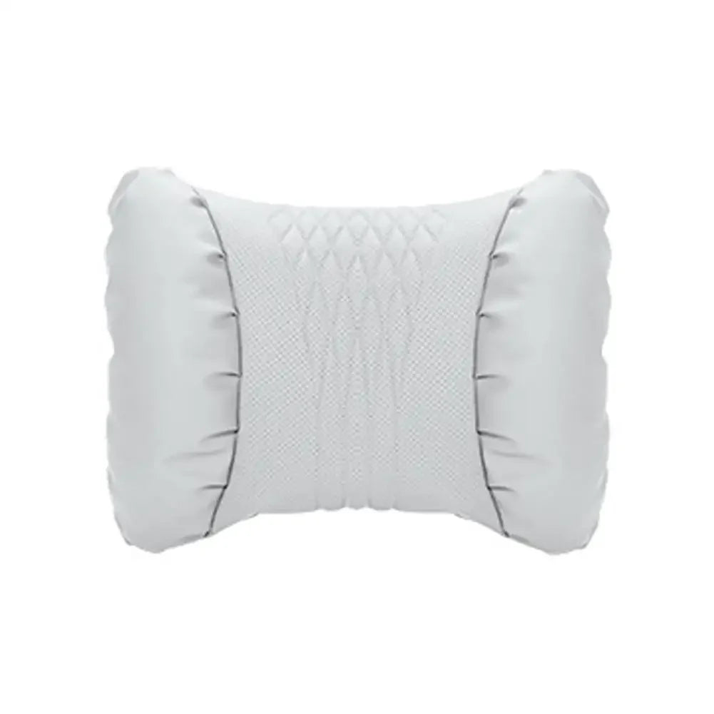 Nappa Leather Car Headrest & Lumbar Support Pillow Set