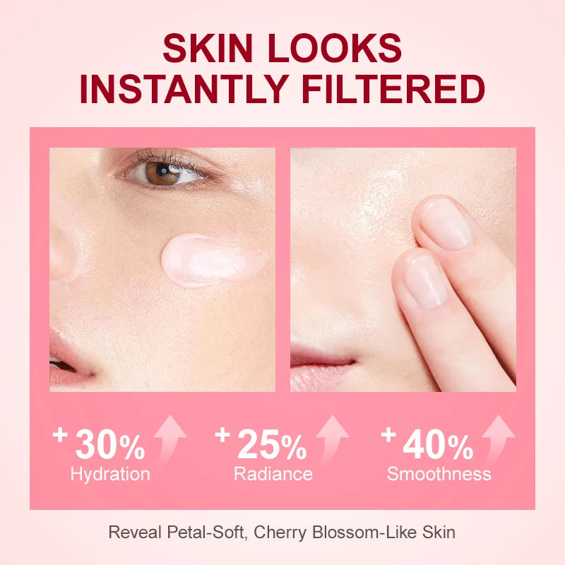 Sakura Face Cream Moisturizing Hydration Gently Nourishing Skin Repair Dryness Deep Moisturizer Facial Cream Skin Care Oasis Select