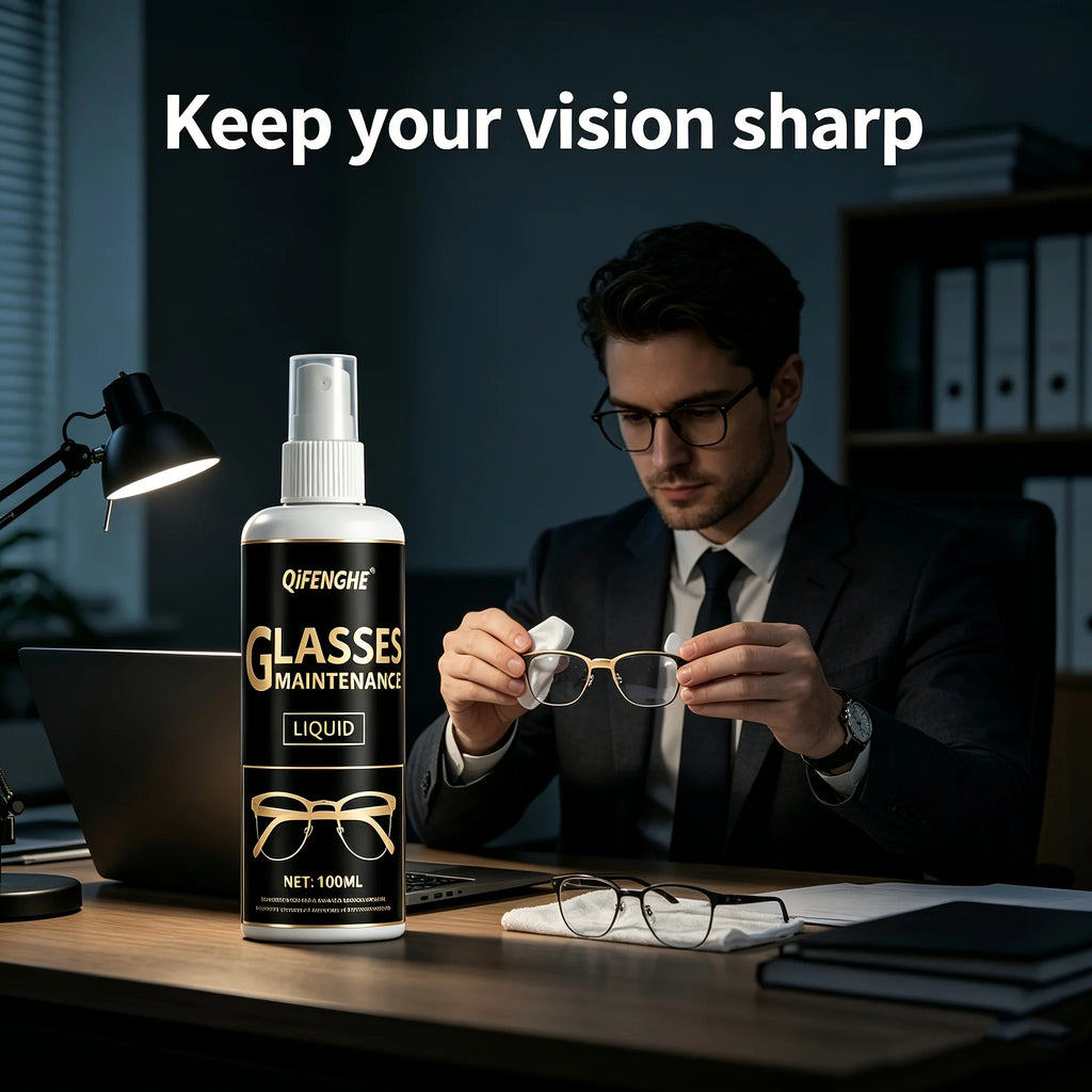 QiFENGHE Eyeglass Cleaner Spray 3.38oz – Lens & Screen Cleaner Lens Cleaning Spray Oasis Select