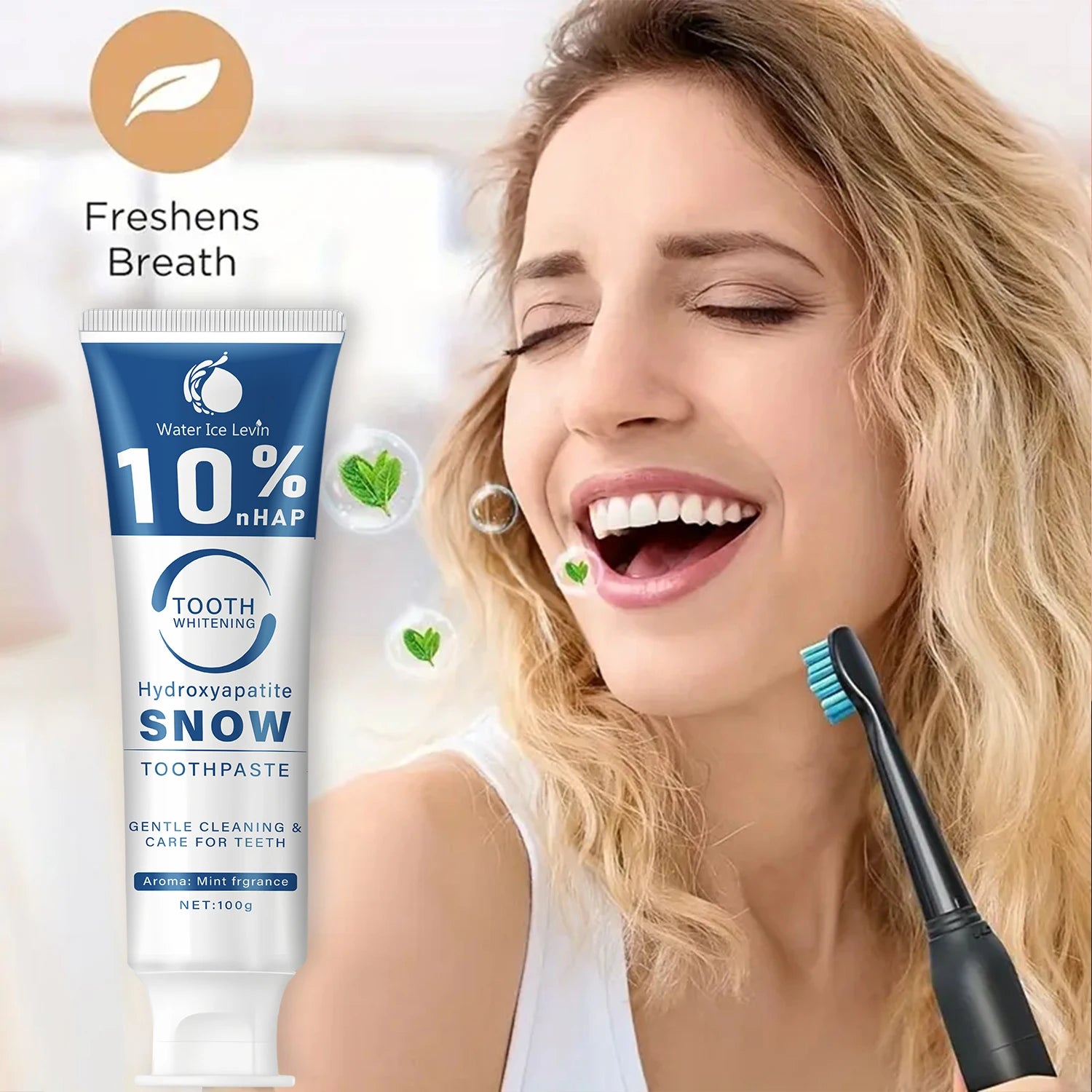 Nano Hydroxyapatite Whitening Toothpaste 10% – Deep Clean Whitening Toothpaste Oasis Select