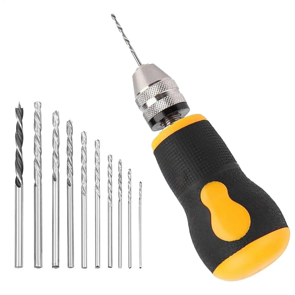 Small Twist Drill Manual Hand Drill Cordless Rotary Tool Hand Drill Manual Rotary Tool Portable Manual Hand Drill for Engraving Oasis Select