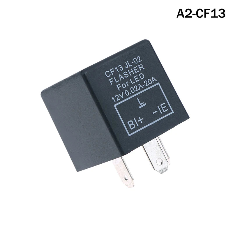 CF13KT CF13 CF14 Universal 3 Pins 12V 0.02A-20A Adjustable LED Turn Light Flasher Flash Relay Motorcycle Switch Oasis Select CF13